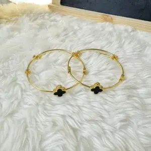 A1 Quality Clover Bangles for Girls – Premium Adjustable Bracelet Set